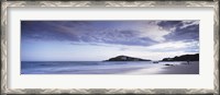 Framed Beach at dusk, Burgh Island, Bigbury-On-Sea, Devon, England