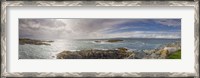 Framed Clouds over the sea, Towards Rum and Isle Of Skye, Mallaig, Highlands Region, Scotland