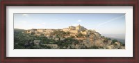 Framed Hilltop village, Gordes, Vaucluse, Provence-Alpes-Cote d'Azur, France
