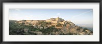 Framed Hilltop village, Gordes, Vaucluse, Provence-Alpes-Cote d'Azur, France