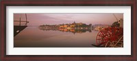 Framed Sternwheeler in a river, Skeppsholmen, Nybroviken, Stockholm, Sweden