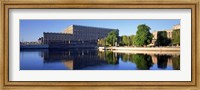 Framed Reflection of a palace in water, Royal Palace, Stockholm, Sweden