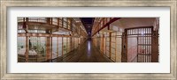 Framed Corridor of a prison, Alcatraz Island, San Francisco, California, USA
