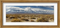 Framed Death Valley landscape, Panamint Range, Death Valley National Park, Inyo County, California, USA