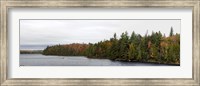 Framed Boat in Canoe Lake, Algonquin Provincial Park, Ontario, Canada