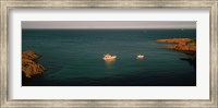 Framed Boats in the sea, Esterel Massif, French Riviera, Provence-Alpes-Cote d'Azur, France