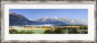 Framed King's Region and Allgau Alps, Bavaria, Germany