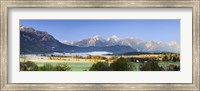 Framed King's Region and Allgau Alps, Bavaria, Germany