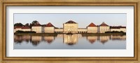 Framed Palace at the waterfront, Nymphenburg Castle, Munich, Bavaria, Germany