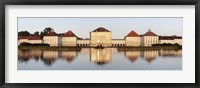 Framed Palace at the waterfront, Nymphenburg Castle, Munich, Bavaria, Germany