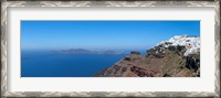 Framed Village on a hill, Imerovigli, Santorini, Cyclades Islands, Greece