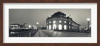 Framed Bode-Museum on the Museum Island at the Spree River, Berlin, Germany