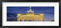 Framed Quadriga statue on Brandenburg Gate, Pariser Platz, Berlin, Germany
