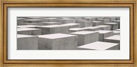 Framed Holocaust memorial, Monument to the Murdered Jews of Europe, Berlin, Germany