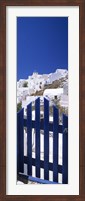 Framed Houses in a town, Oia, Santorini, Cyclades Islands, Greece