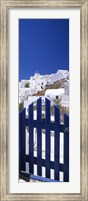 Framed Houses in a town, Oia, Santorini, Cyclades Islands, Greece