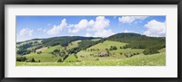 Framed Clouds over a hill, Glottertal Valley, Sankt Margen, Black Forest, Baden-Wurttemberg, Germany
