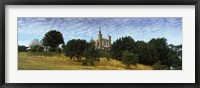 Framed Fluffy Clouds Over Royal Observatory, Greenwich Park, Greenwich, London, England