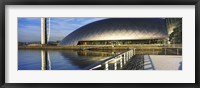 Framed Close Up of the Glasgow Science Centre in River Clyde, Glasgow, Scotland