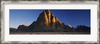 Framed Seven Pillars of Wisdom, Wadi Rum, Jordan