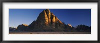 Framed Seven Pillars of Wisdom, Wadi Rum, Jordan