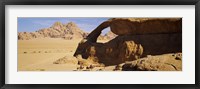 Framed Camels at the eye of the eagle arch, Wadi Rum, Jordan
