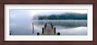 Framed Fog over a lake, St. Mary's Loch, Scotland