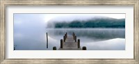 Framed Fog over a lake, St. Mary's Loch, Scotland