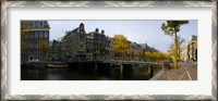 Framed Bridge Over a Canal, Amsterdam, Netherlands