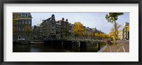 Framed Bridge Over a Canal, Amsterdam, Netherlands