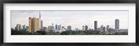 Framed Skyline in a city, Nairobi, Kenya 2011