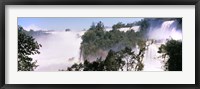 Framed Floodwaters at Iguacu Falls, Argentina-Brazil Border