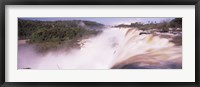 Framed Waterfall after heavy rain, Iguacu Falls, Argentina-Brazil Border