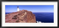 Framed Lighthouse at a coast, Anacapa Island Lighthouse, Anacapa Island, California, USA