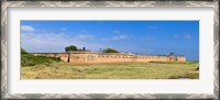 Framed Fort Gaines on Dauphin Island, Alabama, USA