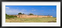 Framed Fort Gaines on Dauphin Island, Alabama, USA