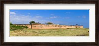 Framed Fort Gaines on Dauphin Island, Alabama, USA