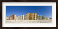 Framed Beachfront buildings on Gulf Of Mexico, Orange Beach, Baldwin County, Alabama, USA