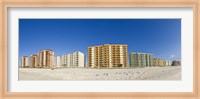 Framed Beachfront buildings on Gulf Of Mexico, Orange Beach, Baldwin County, Alabama, USA