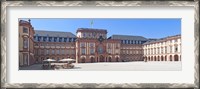 Framed Facade of the palace, Mannheim Palace, Mannheim, Baden-Wurttemberg, Germany