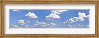 Framed Cumulus clouds in the sky, Baden Wurttemberg, Germany