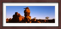 Framed Dolerite Rocks at Devil's Playground, Namibia