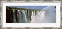 Framed Rainbow over Victoria Falls, Zimbabwe