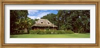 Framed Old Plantation house on L'Union Estate, La Digue Island, Seychelles
