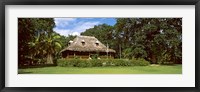 Framed Old Plantation house on L'Union Estate, La Digue Island, Seychelles