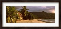 Framed Hotel apartments on Beau Vallon beach, Mahe Island, Seychelles