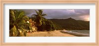 Framed Hotel apartments on Beau Vallon beach, Mahe Island, Seychelles