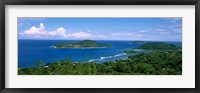 Framed View over Anse L'Islette and Therese Island, Seychelles