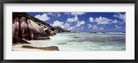 Framed Anse Source d'Argent Beach, La Digue Island, Seychelles