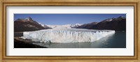 Framed Glaciers with mountain range in the background, Moreno Glacier, Argentine Glaciers National Park, Patagonia, Argentina